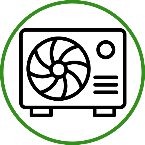 Źródła ciepła - ikona